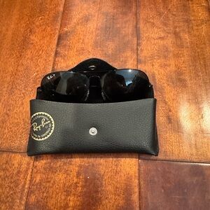 ray ban aviator total black